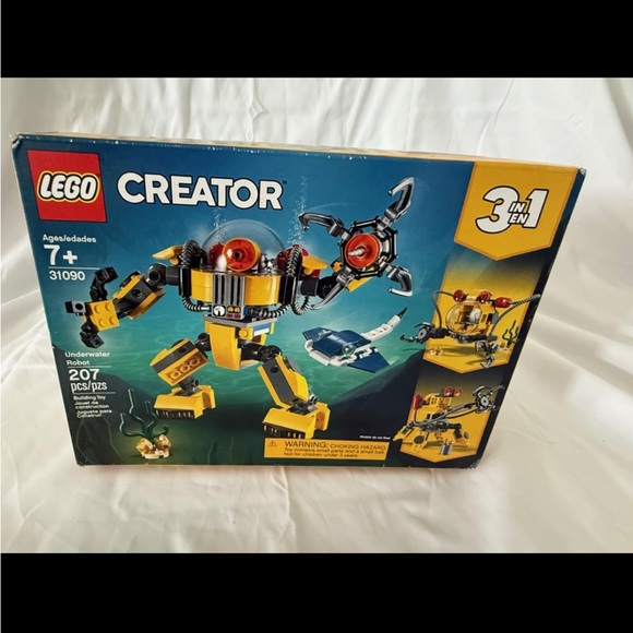 LEGO CREATOR UNDERWATER ROBOT # 31090 NEW IN BOX RETIRED 207 PIECES - Picture 1 of 8